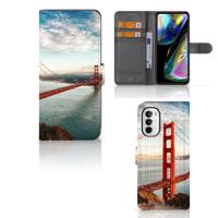 Motorola Moto G52 | Moto G82 | Flip Cover | Golden Gate Bridge