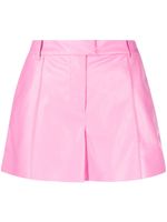 STAND STUDIO short en cuir artificiel à taille haute - Rose