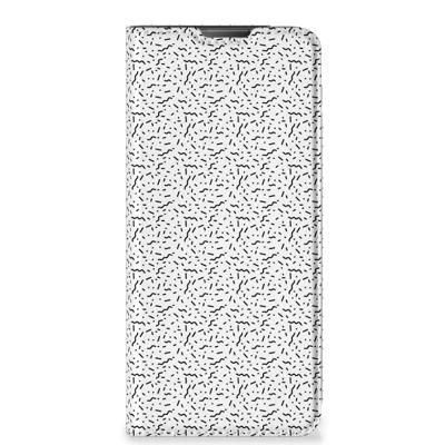 Motorola Moto E20 | Hoesje met Magneet | Stripes Dots