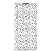 Motorola Moto E20 | Hoesje met Magneet | Stripes Dots