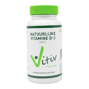 Vitamine D3 1000IU 25mcg vega