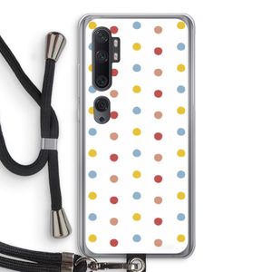 Bollen: Xiaomi Mi Note 10 Pro Transparant Hoesje met koord