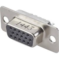 FCI D-SUB 10090770-S154ALF D-sub female connector 180 ° Aantal polen: 15 Soldeerkelk 1 stuk(s)