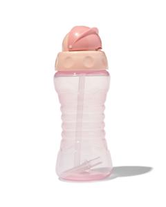HEMA Drinkfles Met Rietje 300 Ml - Roze (roze)
