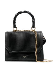 Lancel sac en cuir à patch logo - Noir