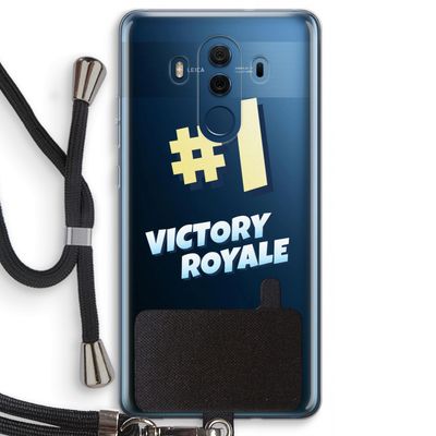 Victory Royale: Huawei Mate 10 Pro Transparant Hoesje met koord