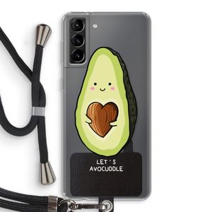 Avocuddle: Samsung Galaxy S21 Plus Transparant Hoesje met koord