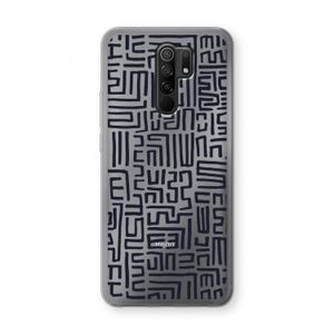 Moroccan Print: Xiaomi Redmi 9 Transparant Hoesje