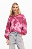 Tie-dye trui - RED - XL - thumbnail