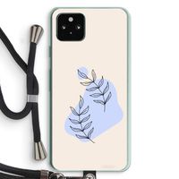 Leaf me if you can: Pixel 5a 5G Transparant Hoesje met koord
