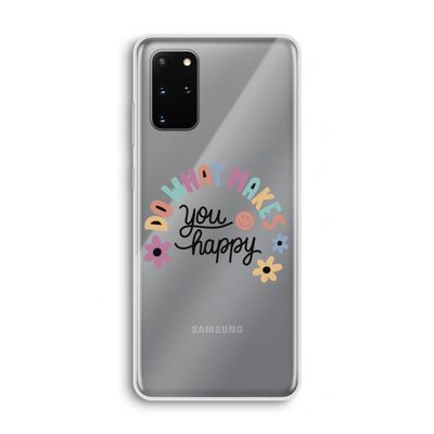 Happy days: Samsung Galaxy S20 Plus Transparant Hoesje