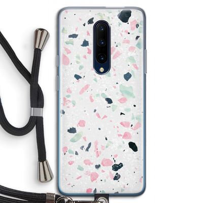 Terrazzo N°3: OnePlus 7 Pro Transparant Hoesje met koord