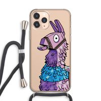 Lama: iPhone 11 Pro Transparant Hoesje met koord