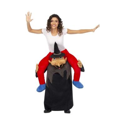 Kostuums voor Volwassenen My Other Me Ride-On Heks Tuniek