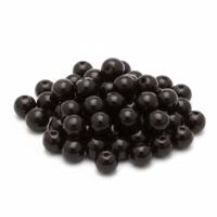 Boheemse glaskralen - 150x stuks - zwart - 6 mm - sieraden maken - hobby artikelen