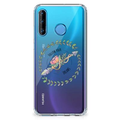 Huawei P30 Lite Stevig | Bumper Hoesje | Boho Dreams Huawei P30 Lite Stevig | Bumper Hoesje | Boho Dreams