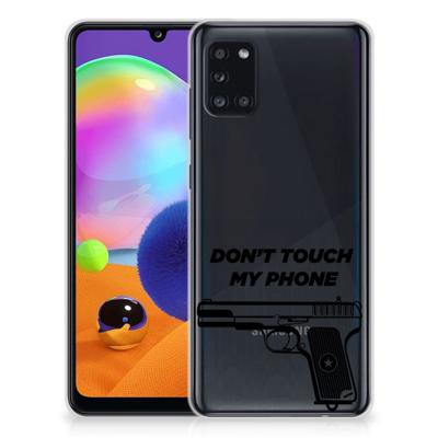 Samsung Galaxy A31 Silicone-hoesje Pistol DTMP Samsung Galaxy A31 Silicone-hoesje Pistol DTMP