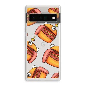Hamburger: Google Pixel 6 Pro Transparant Hoesje