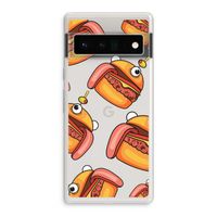 Hamburger: Google Pixel 6 Pro Transparant Hoesje