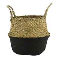 Mand zeegras bruin/zwart 19 cm | 8 stuks