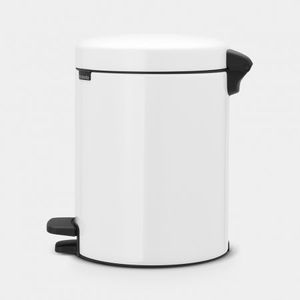 Brabantia newIcon pedaalemmer 2 x 2 liter met 2 kunststof binnenemmers - White