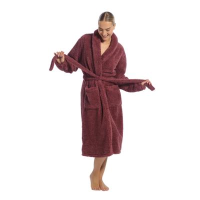 Ten Cate Badjas Dames Teddy Mauve-S