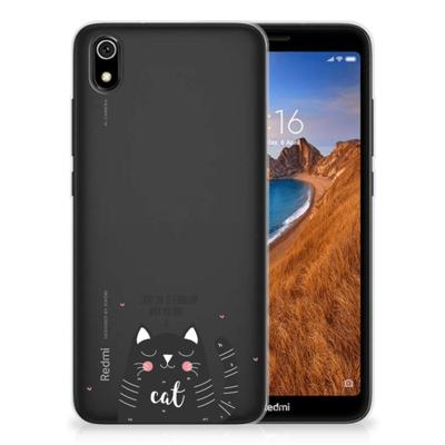 Xiaomi Redmi 7A Telefoonhoesje met Naam Cat Good Day Xiaomi Redmi 7A Telefoonhoesje met Naam Cat Good Day
