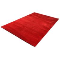 Karpet24 Loft - Luxe Fluweelzacht Effen Vloerkleed in Diep Rood, Modern & Stijlvol-120 x 160 cm
