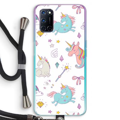 Fantasiewereld: Oppo A52 Transparant Hoesje met koord