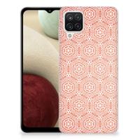 Samsung Galaxy A12 | TPU bumper | Pattern Orange