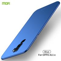Voor OPPO A11x MOFI Frosted PC ultradun hard case (blauw)