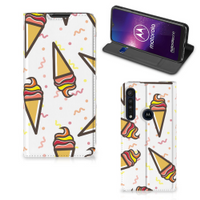 Motorola One Macro Flip Style Cover Icecream - thumbnail