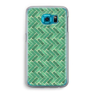 Moroccan tiles 2: Samsung Galaxy S6 Transparant Hoesje