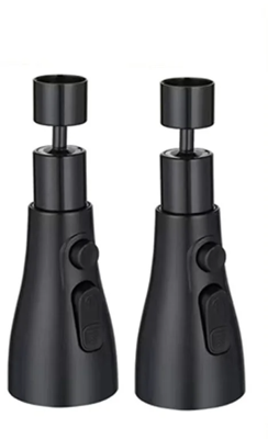 HydroFlex360 - Multifunctioneel 360°/720° Draaibaar Keukenkraan Opzetstuk met 3 Waterstanden