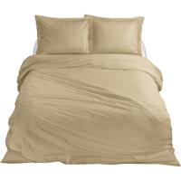 Ten Cate Katoen Satijnen Lits-Jumeaux Dekbedovertrek 240x200/220 cm Goud