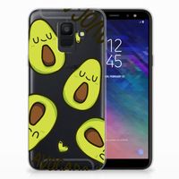 Samsung Galaxy A6 (2018) Telefoonhoesje met Naam Avocado Singing - thumbnail