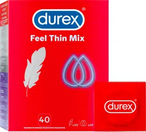 Durex Feel Thin Mix 40 Condooms