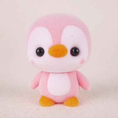 Beetje schattig PVC massaal de Gift van de verjaardag van de poppen van de dierlijke pinguïn kinderen speelgoed grootte: 4*4*5.5cm(Pink)