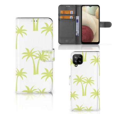 Samsung Galaxy A12 Hoesje Palmtrees | Portemonnee hoesje