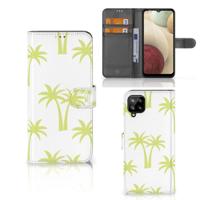 Samsung Galaxy A12 Hoesje Palmtrees | Portemonnee hoesje