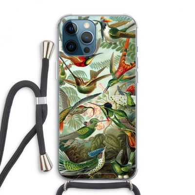 Haeckel Trochilidae: iPhone 12 Pro Max Transparant Hoesje met koord