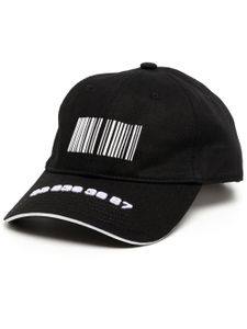 VTMNTS casquette à imprimé graphique - Noir