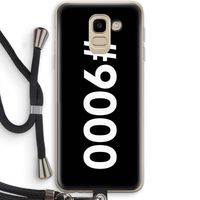 #9000: Samsung Galaxy J6 (2018) Transparant Hoesje met koord