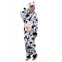 Koe onesie verkleedkleding - volwassenen - koeienpak - koeien kostuum - dierenpakken