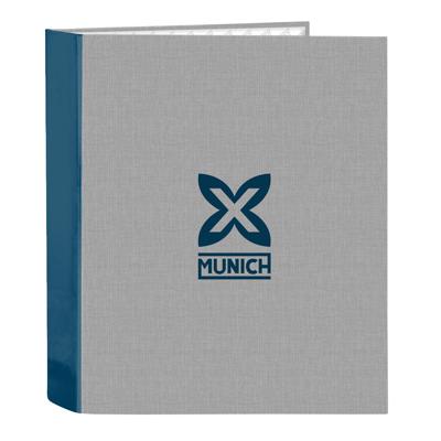 Ringmap Munich Street Blauw Grijs A4 27 x 33 x 6 cm