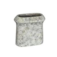 PTMD Nimma Grey cement pot wide top oval M - thumbnail