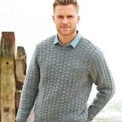 Breipatroon Stylecraft Life Aran No. 9022 Heren trui