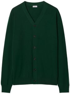 Burberry cardigan fin en laine - Vert