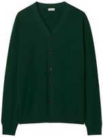 Burberry cardigan fin en laine - Vert - thumbnail