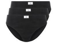 esmara 3 dames slips (Zwart, XS (32/34))
